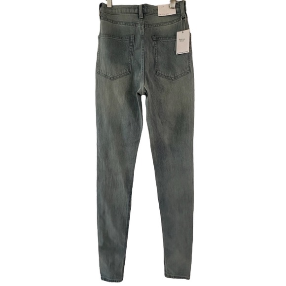 WeWoreWhat Stiletto Slit Skinny Jeans in Studio Light Wash NWT - Picture 7 of 9